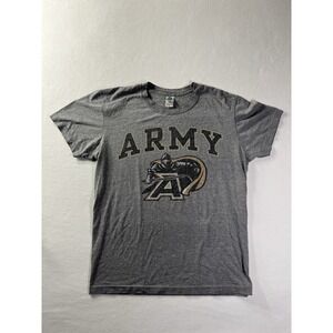 Vtg New Agenda By Perrin T-Shirt M Grey Army Black Knights